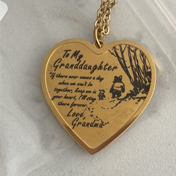 To my granddaughter necklace/bookmark/blanket bundle from grandma/grandpa - Picture 4 of 10